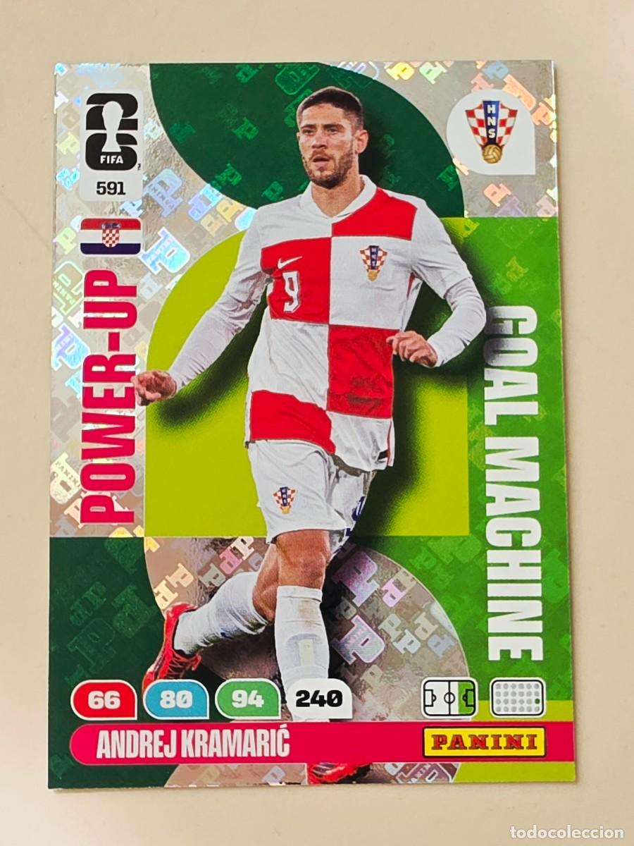 Cromos de F&uacute;tbol: 591 Andrej Kramarić, Croacia, Power-Up, Goal Machine, Adrenalyn XL Fifa World Cup 2026, Mundial 26