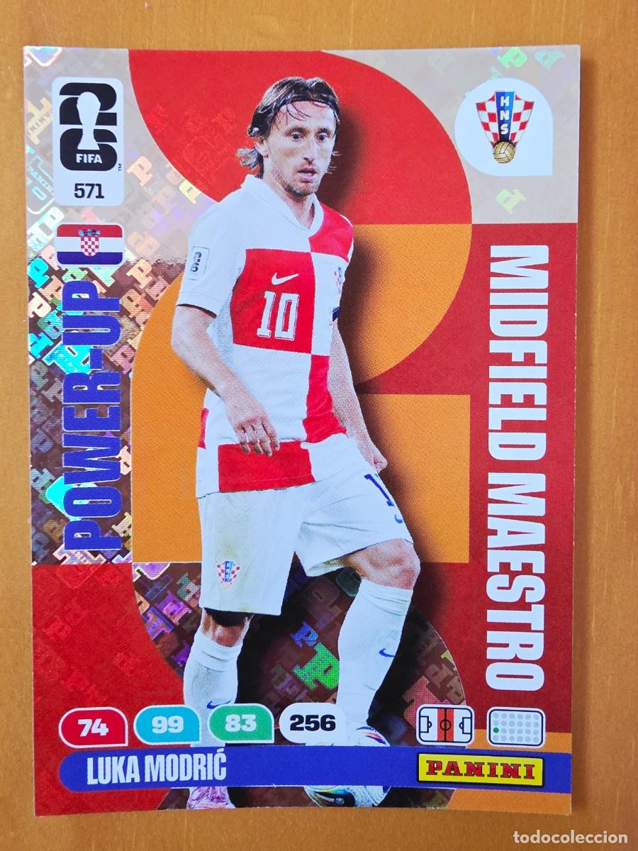 Cromos de F&uacute;tbol: 571 Luka Modrić, Croacia, Power-Up, Midfield Maestro, Adrenalyn XL Fifa World Cup 2026, Mundial 26