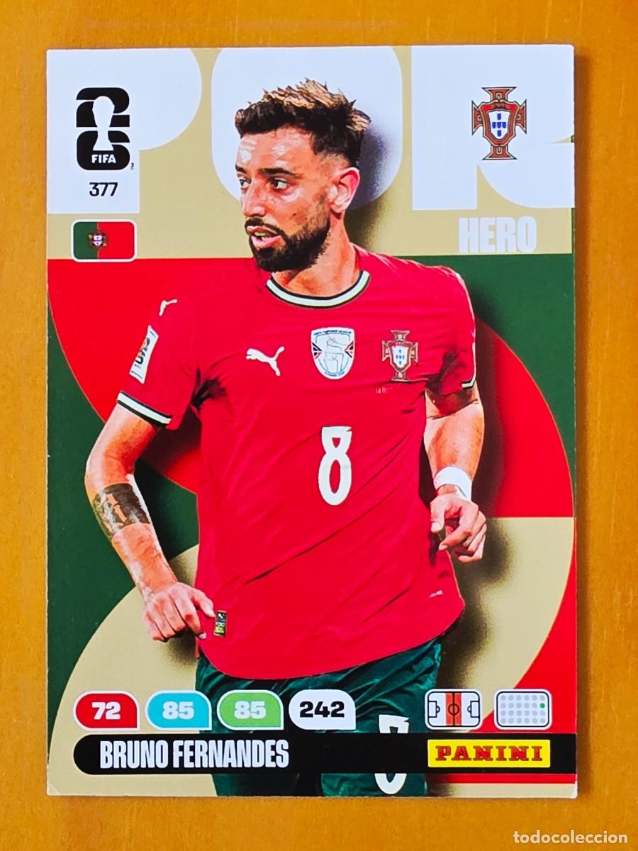 Cromos de F&uacute;tbol: 377 Bruno Fernandes, Hero, Portugal, Adrenalyn XL Fifa World Cup 2026 Mundial 26