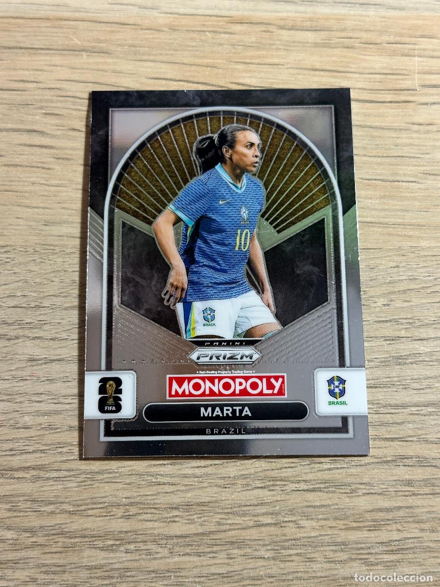 Cromos de F&uacute;tbol: MARTA 96 BRASIL WORLD CUP 2026 PANINI PRIZM MONOPOLY