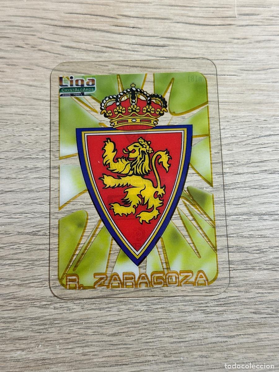 Cromos de F&uacute;tbol: ESCUDO n&ordm; 181 ZARAGOZA CRYSTALCARDS LIGA 2006 2007 MUNDICROMO 06 07