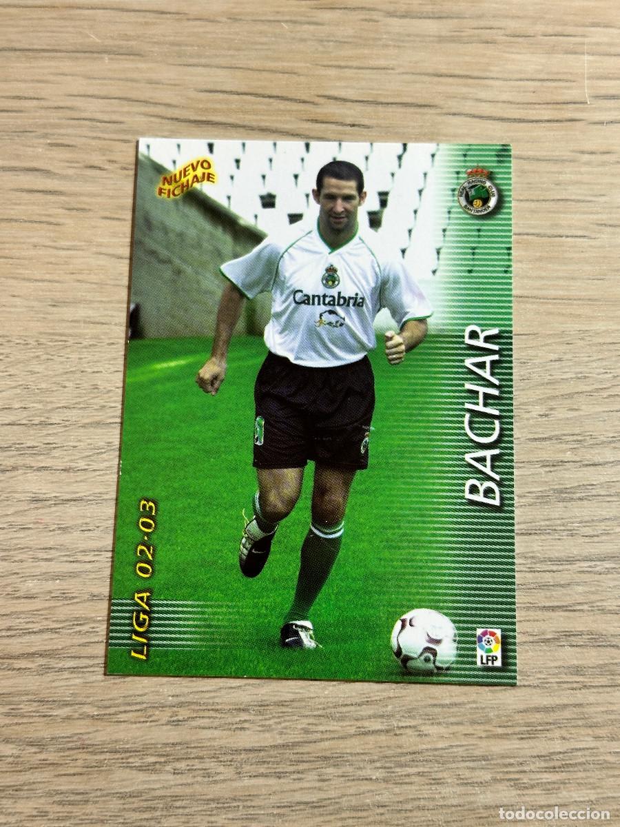 Cromos de F&uacute;tbol: BACHAR n&ordm; 389 NUEVO FICHAJE RACING MEGAFICHAS 2002 2003 MEGACRACKS PANINI 02 03