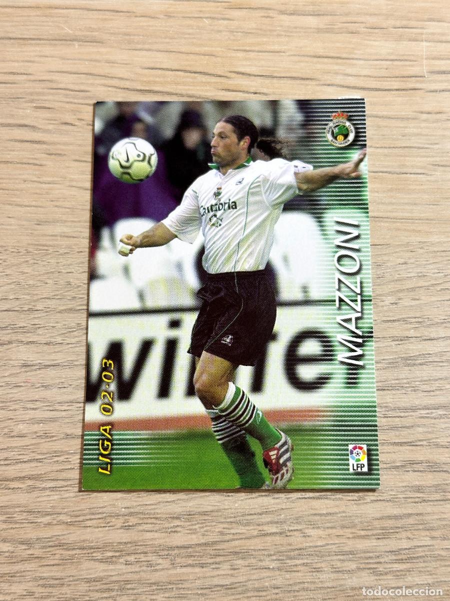 Cromos de F&uacute;tbol: MAZZONI n&ordm; 234 RACING MEGAFICHAS 2002 2003 MEGACRACKS PANINI 02 03
