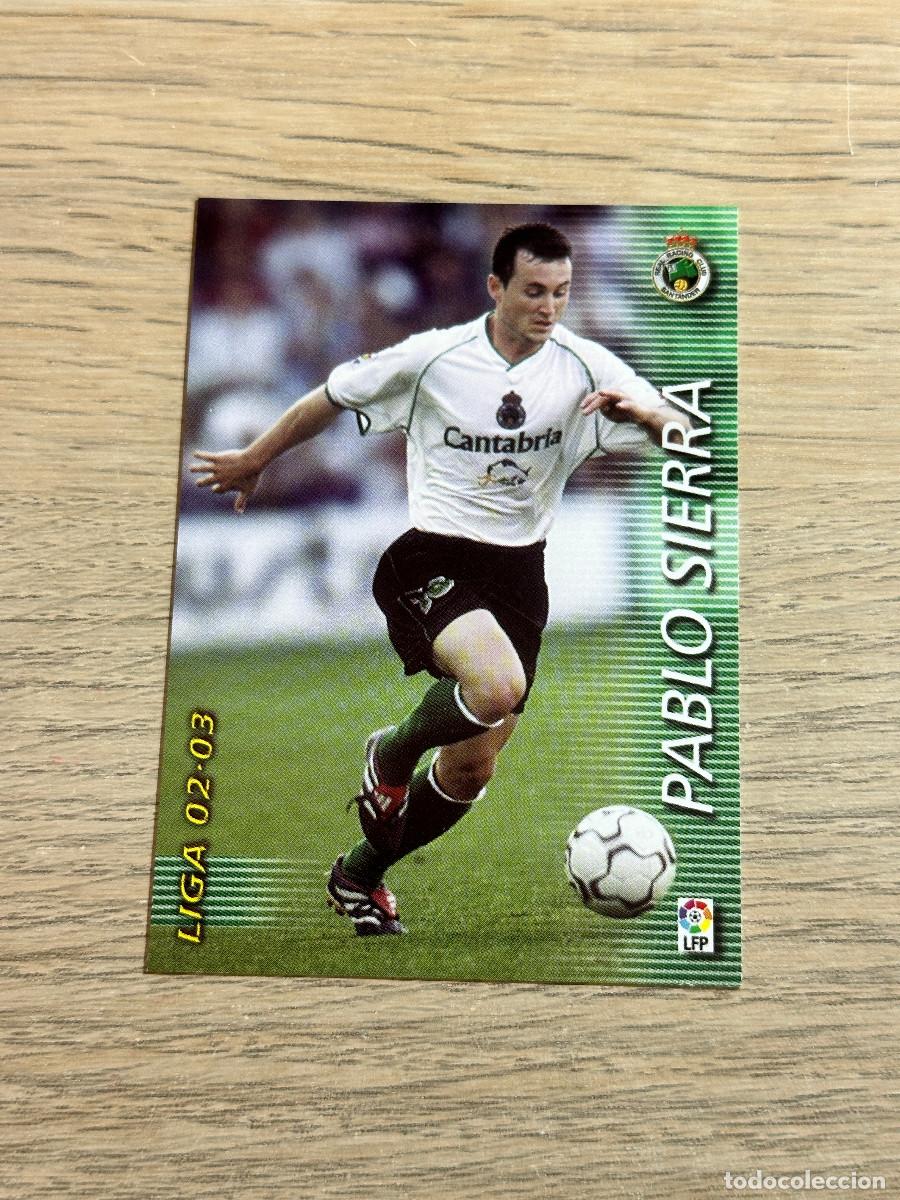Cromos de F&uacute;tbol: PABLO SIERRA n&ordm; 228 RACING MEGAFICHAS 2002 2003 MEGACRACKS PANINI 02 03