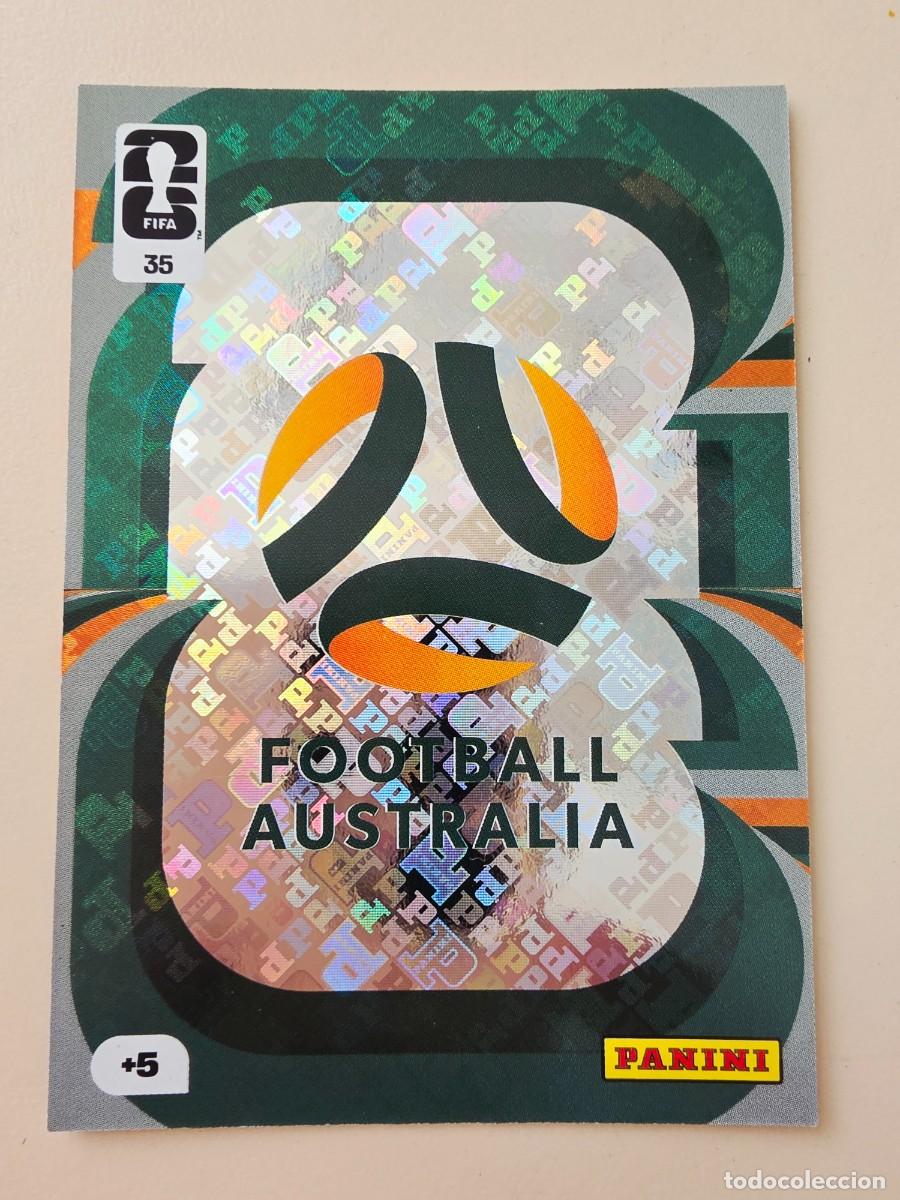 Fu&szlig;ball-Sticker: 35 Escudo Logo, Australia, Adrenalyn XL Fifa World Cup 2026 Mundial 26