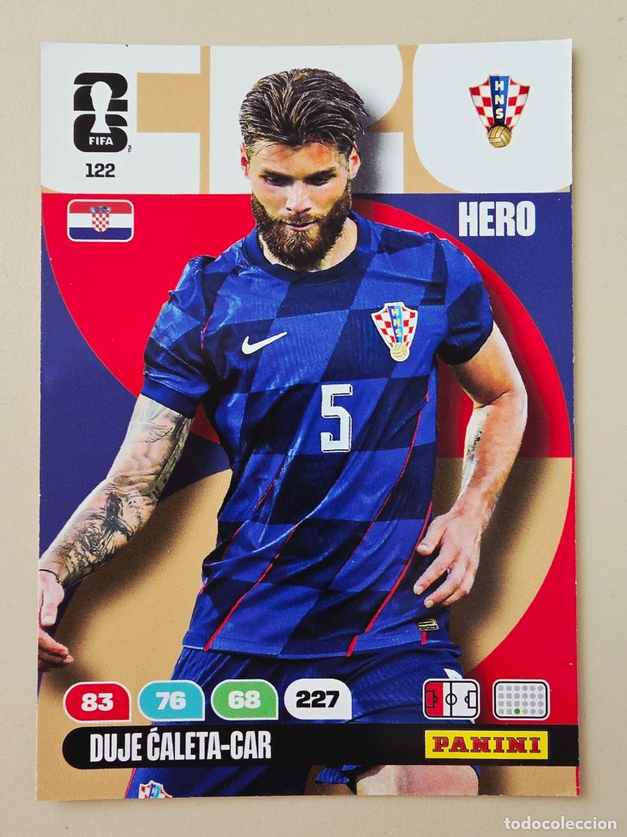 Fu&szlig;ball-Sticker: 122 Duje Ćaleta-Car, Croacia, Adrenalyn XL Fifa World Cup 2026 Mundial 26