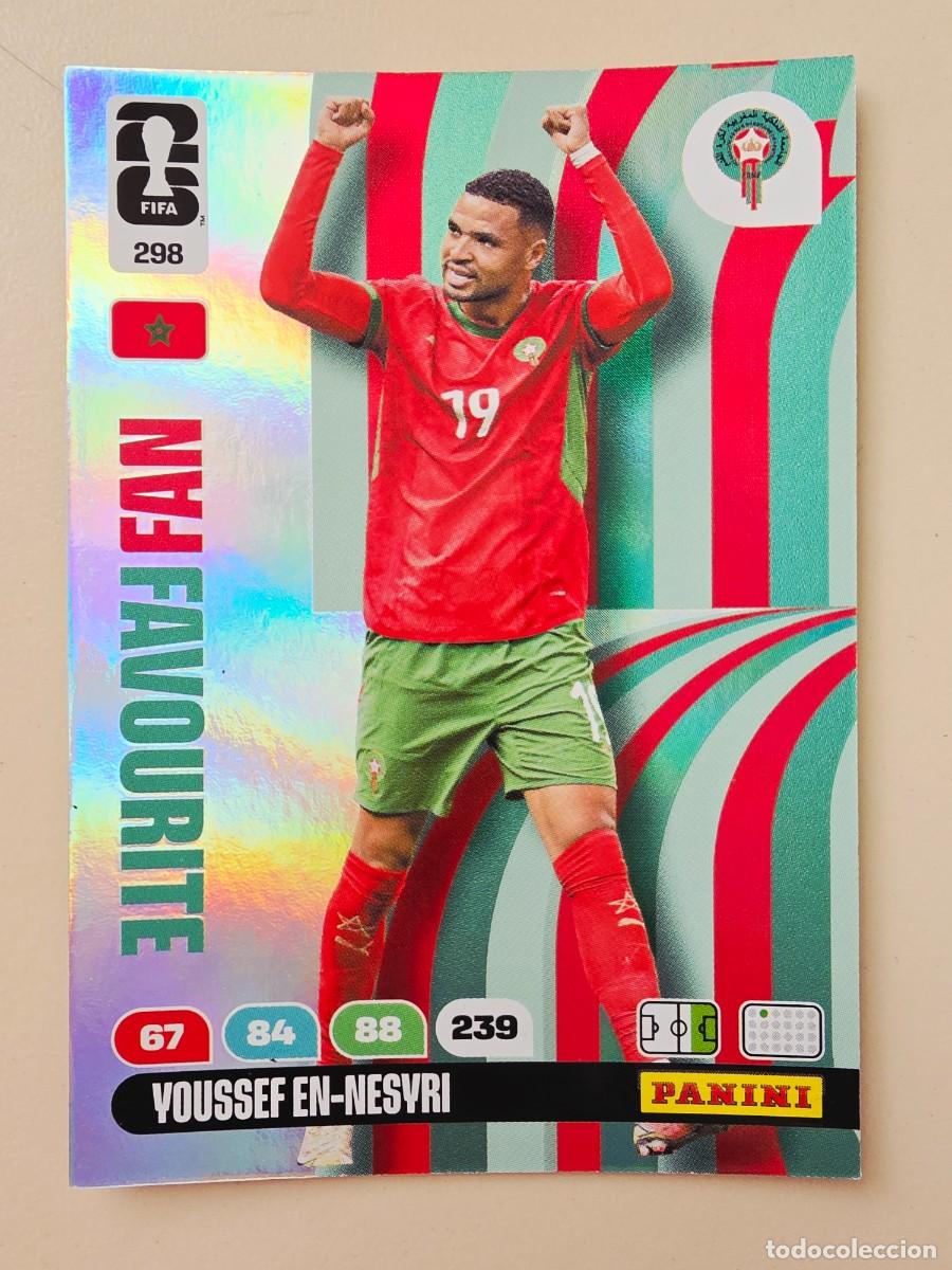 Figurine di Calcio: 298 Youssef En-Nesyri, Fan Favourite, Marruecos, Adrenalyn XL Fifa World Cup 2026 Mundial 26