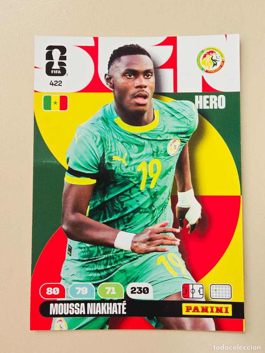 Fu&szlig;ball-Sticker: 422 Moussa Niakhat&eacute;, Hero, Senegal, Adrenalyn XL Fifa World Cup 2026 Mundial 26