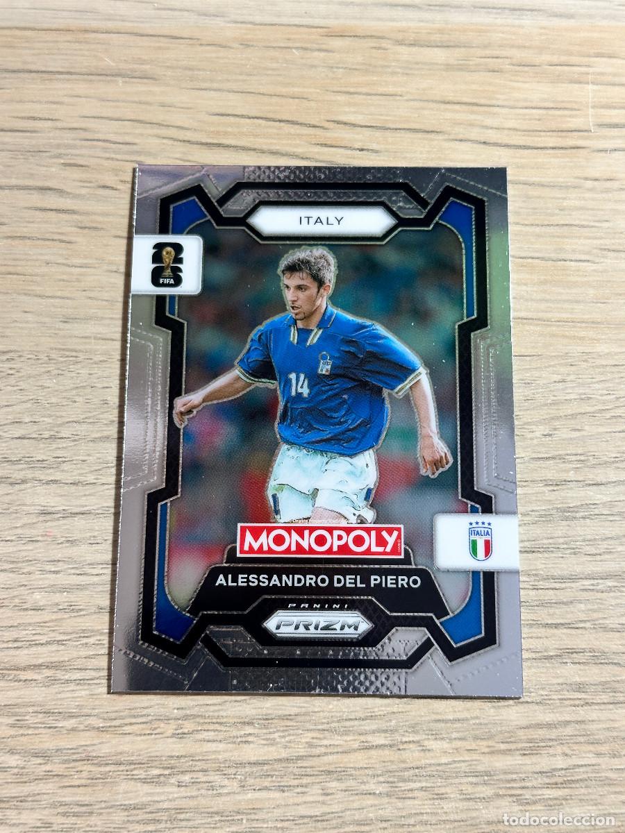 Fu&szlig;ball-Sticker: ALESSANDRO DEL PIERO 39 ITALIA WORLD CUP 2026 PANINI PRIZM MONOPOLY