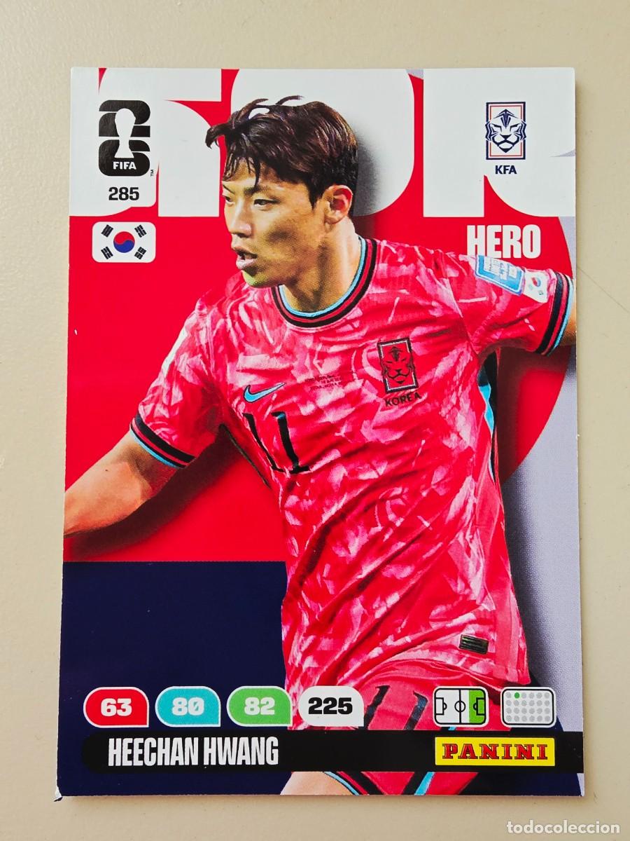 Fu&szlig;ball-Sticker: 285 Heechan Hwang, Hero, Corea del Sur, Adrenalyn XL Fifa World Cup 2026 Mundial 26