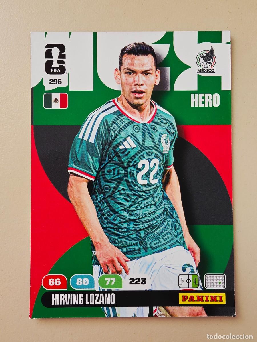 Fu&szlig;ball-Sticker: 296 Hirving Lozano, Hero, M&eacute;xico, Adrenalyn XL Fifa World Cup 2026 Mundial 26