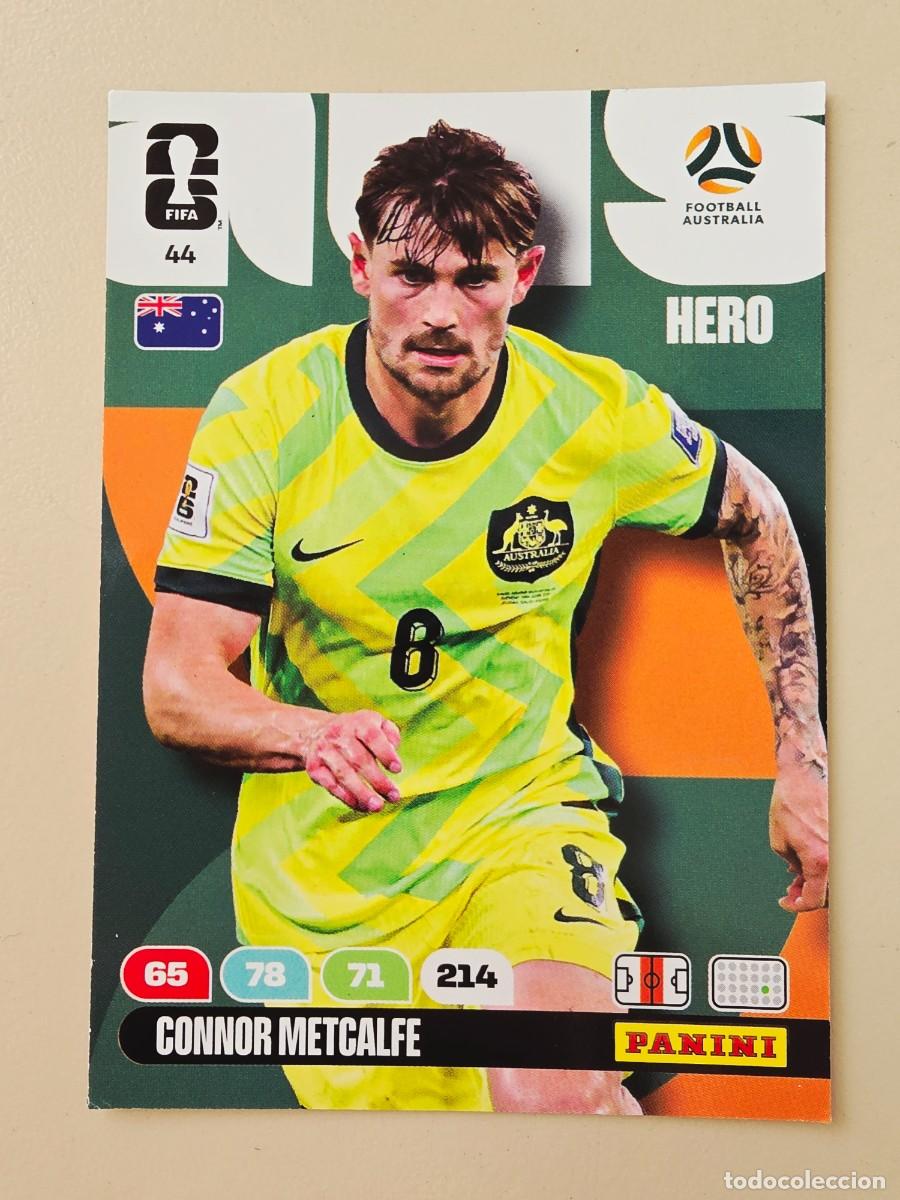 Cromos de F&uacute;tbol: 44 Connor Metcalfe, Hero, Australia, Adrenalyn XL Fifa World Cup 2026 Mundial 26