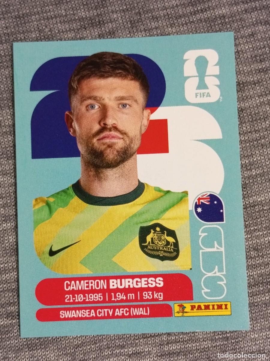 Cromos de F&uacute;tbol: BURGESS AUS 8 STICKER MUNDIAL 2026 PANINI FIFA WORLD CUP NUEVO
