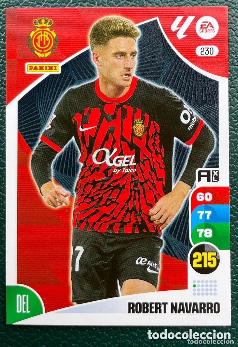 Cartes &agrave; collectionner de Football: 230 ROBERT NAVARRO RCD MALLORCA FICHAS ALBUM ADRENALYN XL 2024 2025 24 25