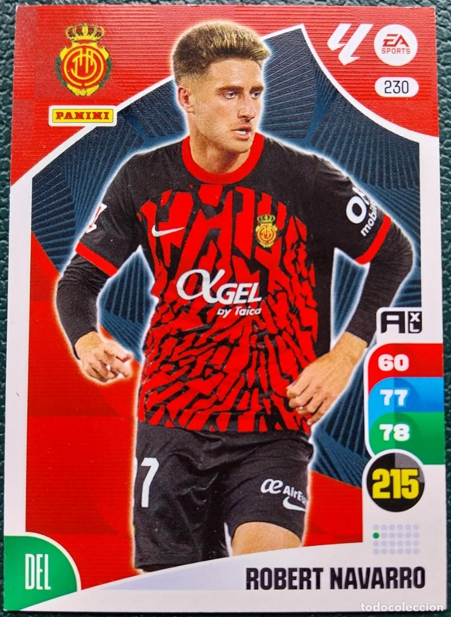 Cartes &agrave; collectionner de Football: 230 ROBERT NAVARRO RCD MALLORCA FICHAS ALBUM ADRENALYN XL 2024 2025 24 25