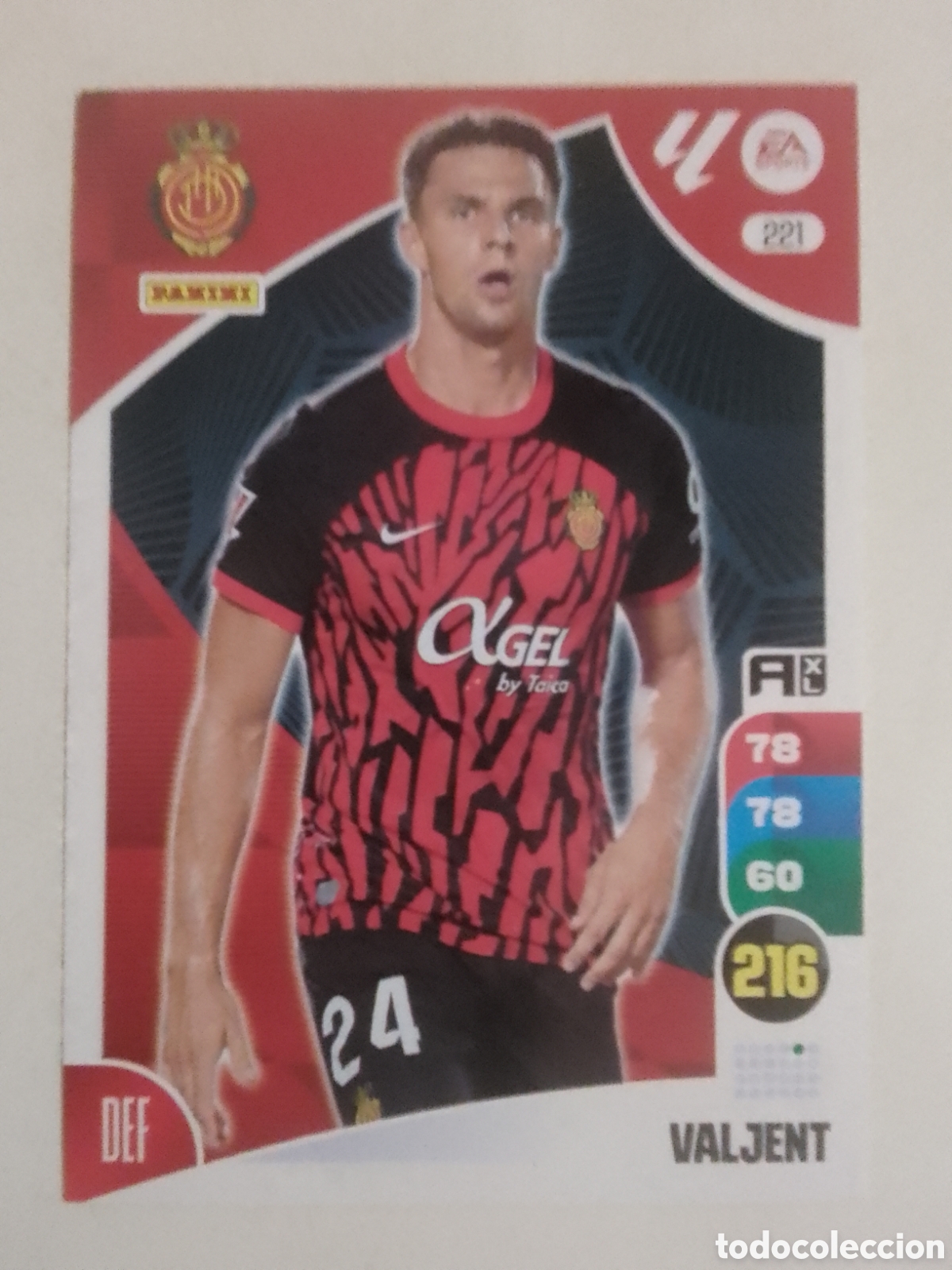 Cromos de F&uacute;tbol: Adrenalyn XL 2024-25 n&deg; 221 Valjent &bull; Mallorca.