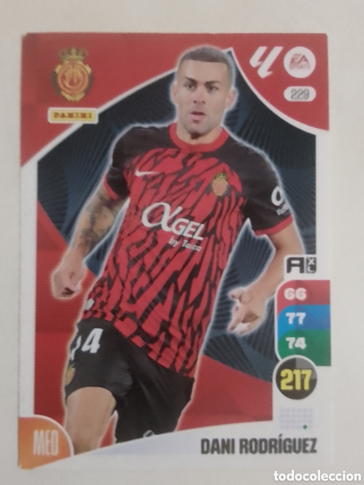 Cromos de F&uacute;tbol: Adrenalyn XL 2024-25 n&deg; 229 Dani Rodr&iacute;guez &bull; Mallorca.