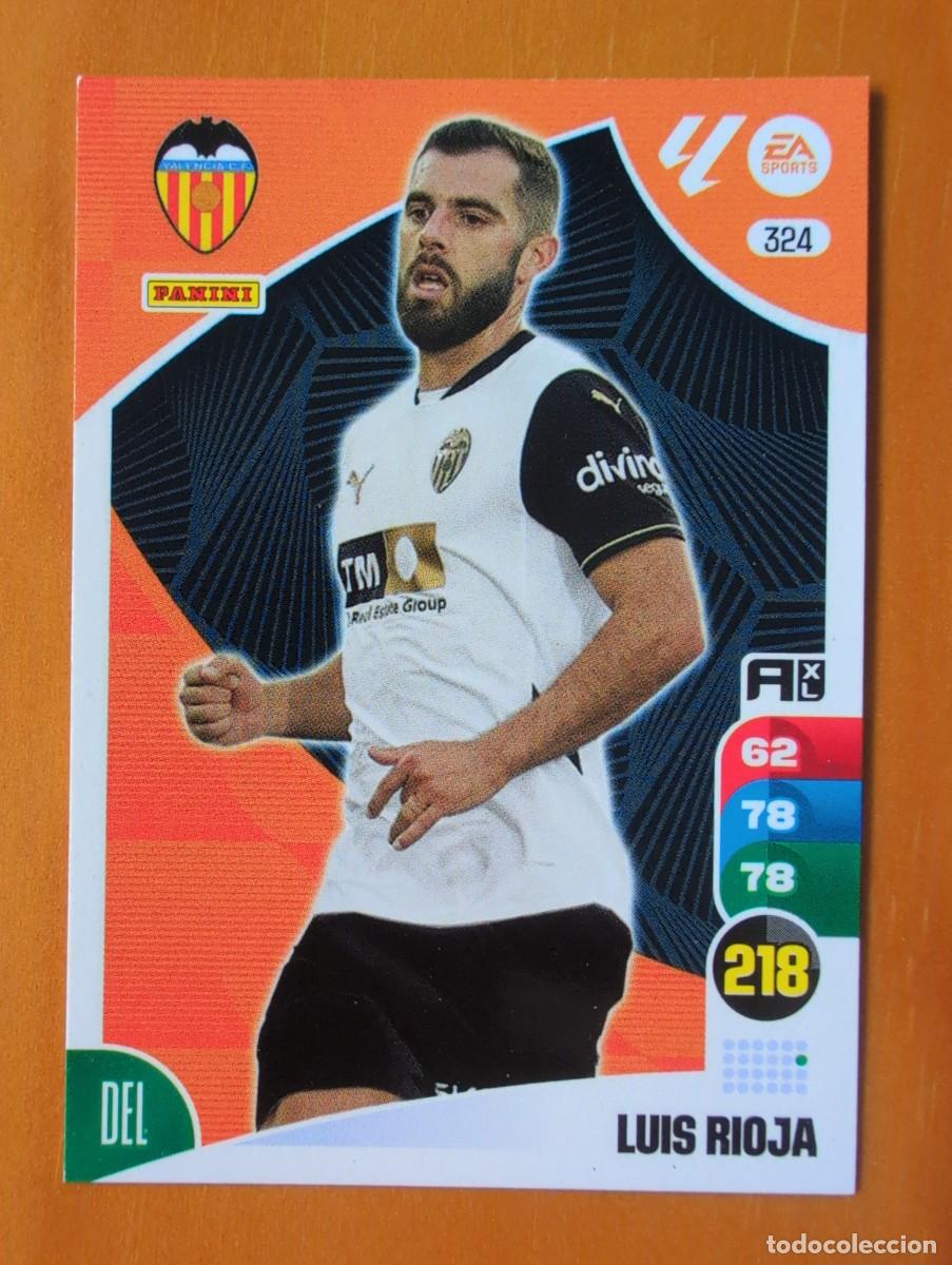 Cromos de Futebol: 324 Luis Rioja, Valencia CF, Panini Adrenalyn XL 2024 2025 24 25