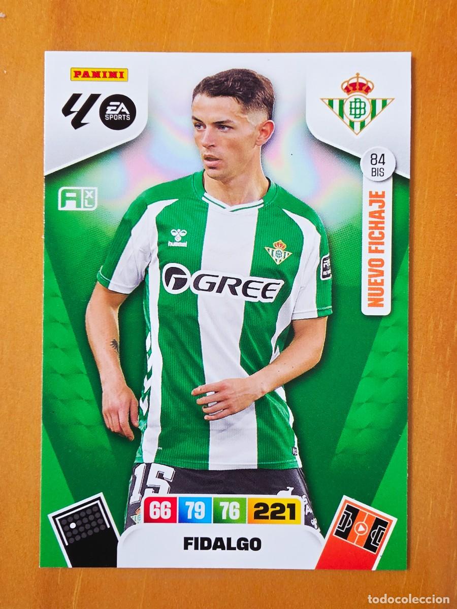Cromos de F&uacute;tbol: 84 BIS &Aacute;lvaro Fidalgo, Real Betis, Nuevo Fichaje, Panini Adrenalyn XL Liga 2025 2026 25 26