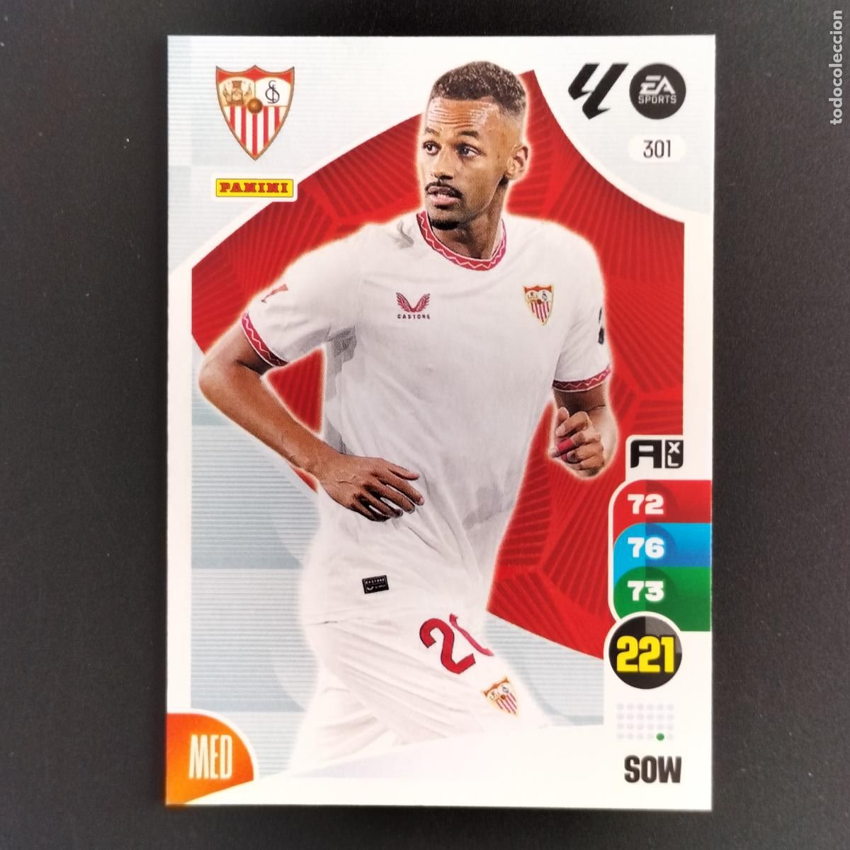 Cromos de F&uacute;tbol: 301 SOW SEVILLA CROMOS XL LALIGA CARD 2024 2025 24 25 PANINI