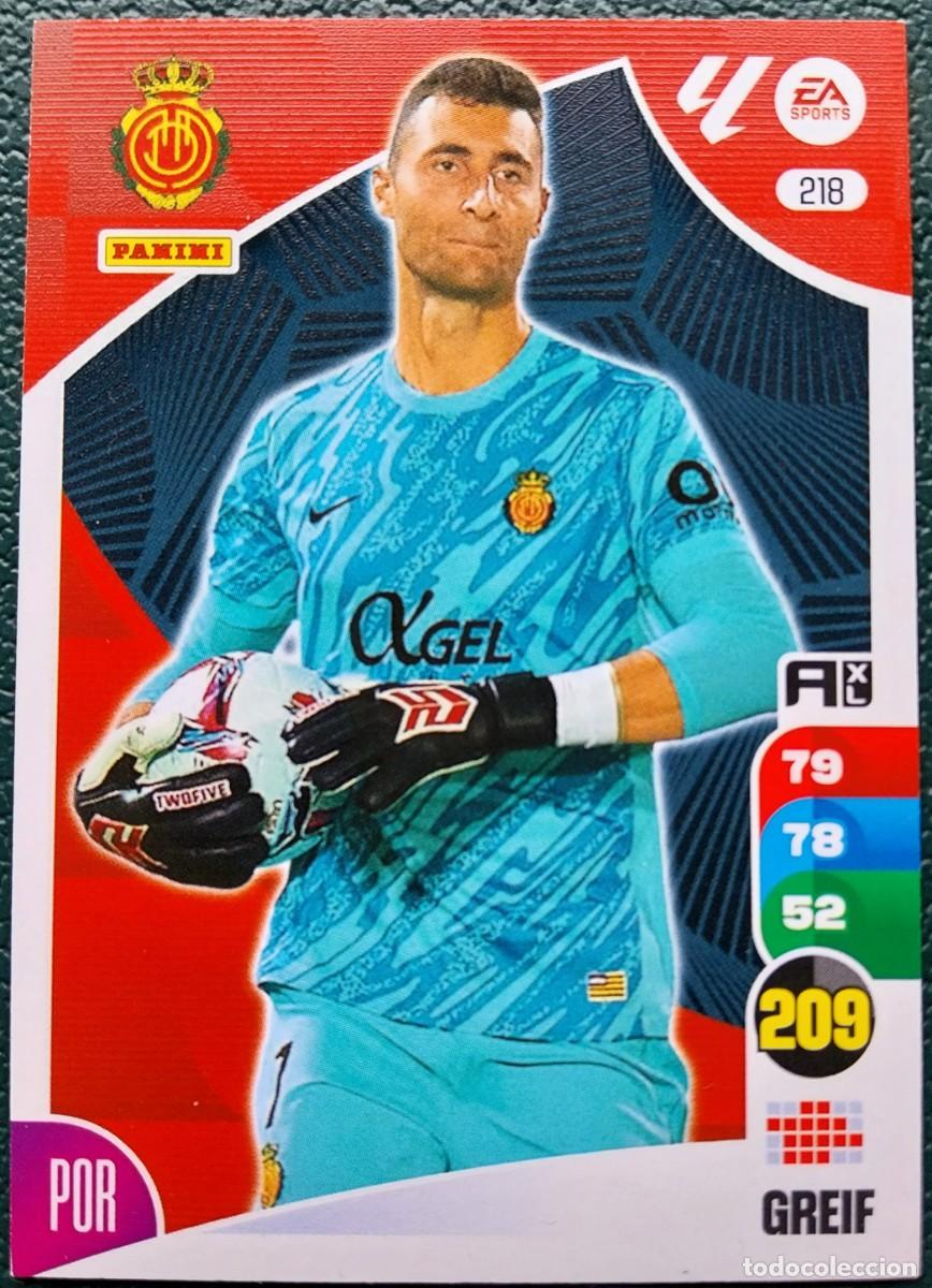 Cromos de F&uacute;tbol: 218 GREIF RCD MALLORCA FICHAS ALBUM ADRENALYN XL 2024 2025 24 25