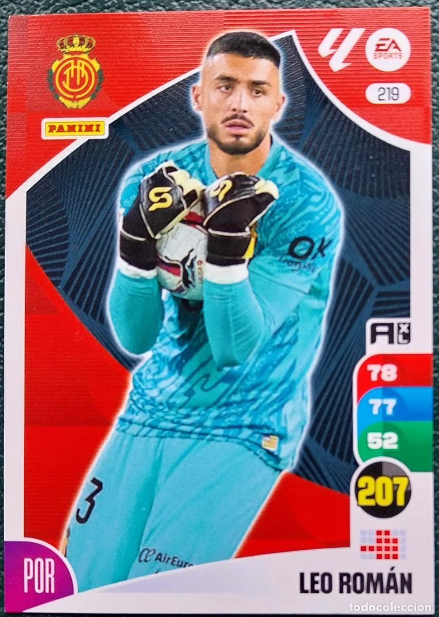 Cromos de F&uacute;tbol: 219 LEO ROMAN RCD MALLORCA FICHAS ALBUM ADRENALYN XL 2024 2025 24 25