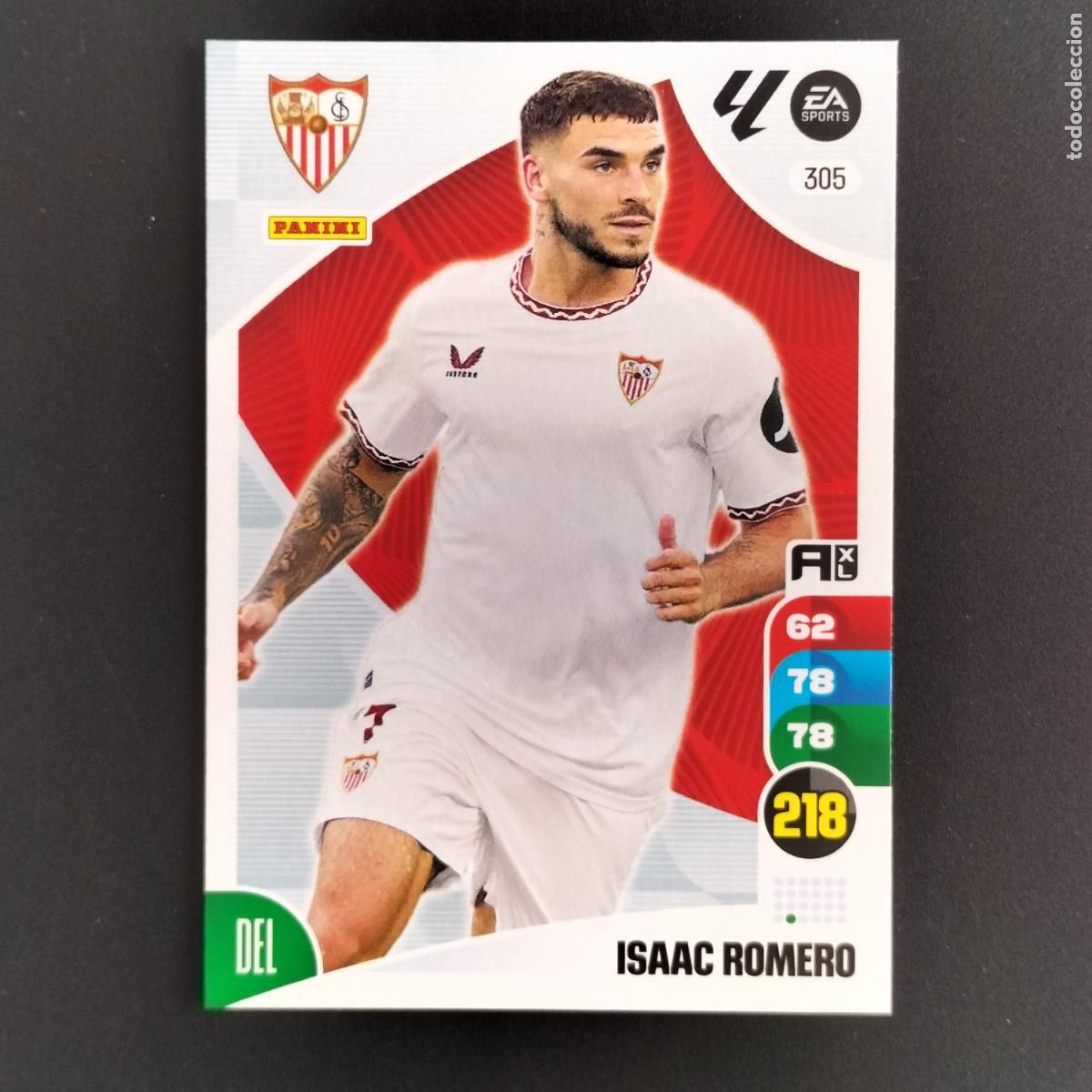 Cromos de F&uacute;tbol: 305 ISAAC ROMERO SEVILLA CROMOS XL LALIGA CARD 2024 2025 24 25 PANINI