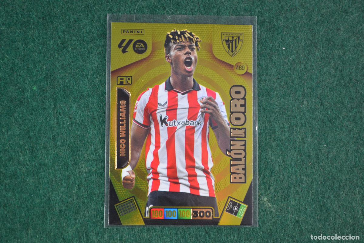 Cromos de F&uacute;tbol: PANINI ADRENALYN LIGA 2025-26 - NICO WILLIAMS (ATHLETIC DE BILBAO) BALON DE ORO