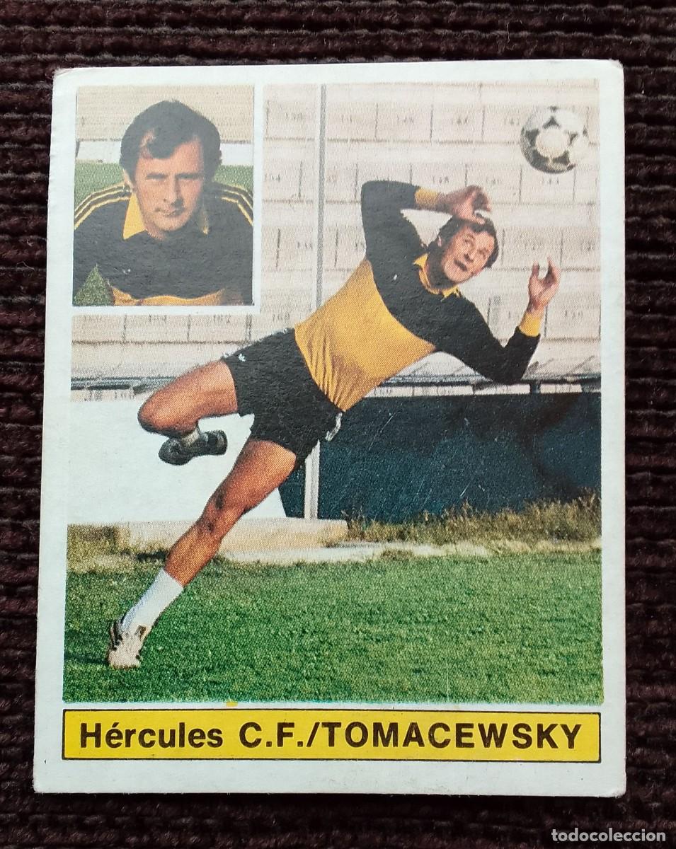 Figurine di Calcio: CROMO CAMPEONATO DE LIGA 81-82. TOMACEWSKY. HERCULES C.F. EDICIONES ESTE.