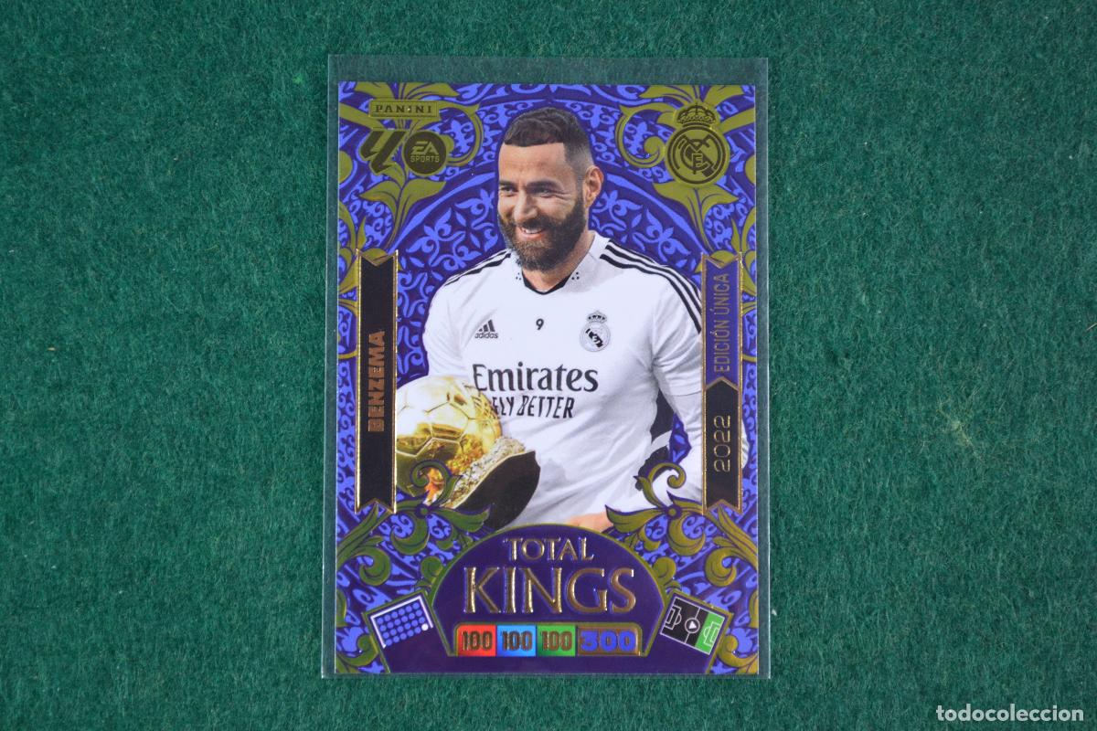 Cromos de F&uacute;tbol: PANINI ADRENALYN LIGA 2025-26 - BENZEMA (REAL MADRID) TOTAL KINGS