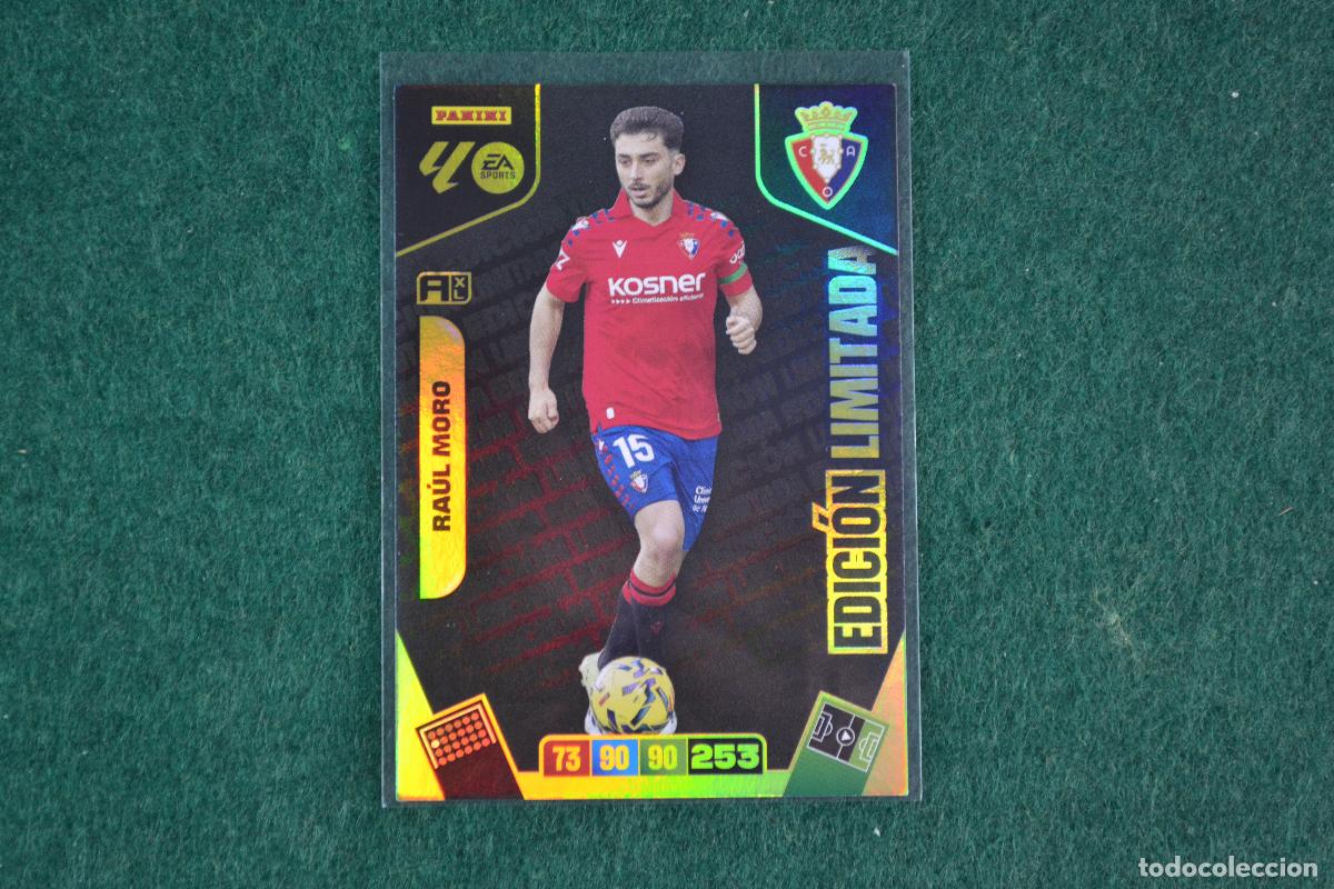 Cromos de F&uacute;tbol: PANINI ADRENALYN LIGA 2025-26 - RAUL MORO (OSASUNA) EDICION LIMITADA