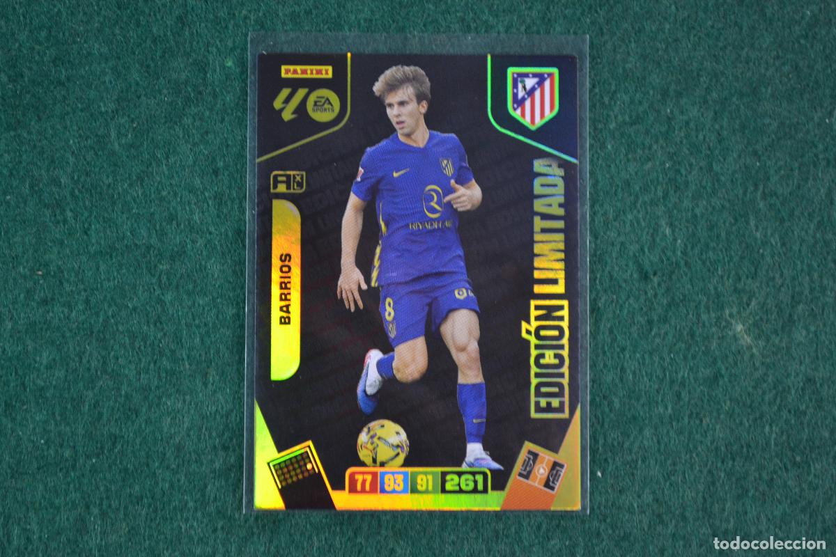 Cromos de F&uacute;tbol: PANINI ADRENALYN LIGA 2025-26 - BARRIOS (ATLETICO DE MADRID) EDICION LIMITADA