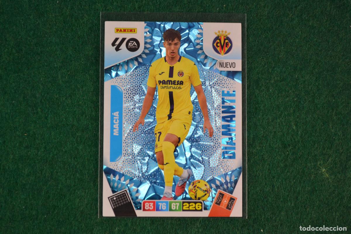 Cromos de F&uacute;tbol: PANINI ADRENALYN LIGA 2025-26 - MACIA (VILLARREAL) NUEVO DIAMANTE