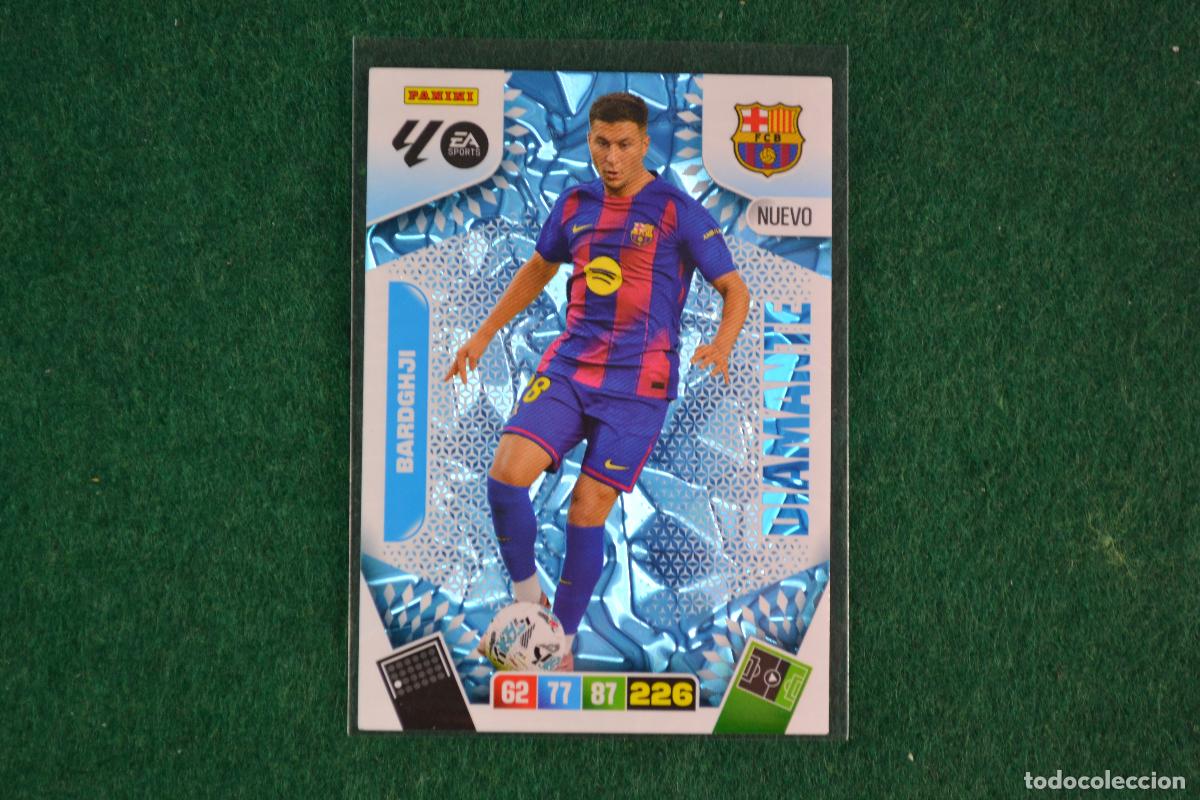 Cromos de F&uacute;tbol: PANINI ADRENALYN LIGA 2025-26 - BARDGHJI (FC BARCELONA) NUEVO DIAMANTE