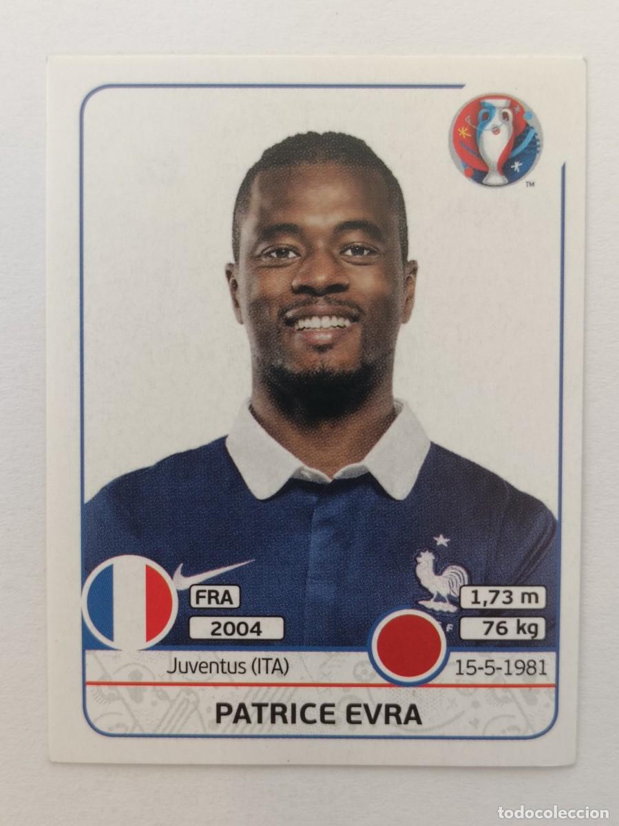 Cromos de F&uacute;tbol: #22 PATRICE EVRA (FRANCIA) EURO FRANCIA 2016 PANINI