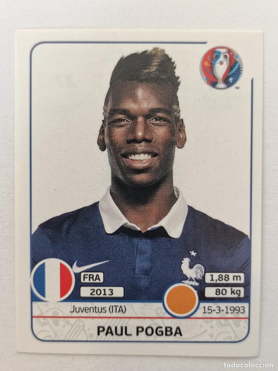 Cromos de F&uacute;tbol: #27 PAUL POGBA (FRANCIA) EURO FRANCIA 2016 PANINI