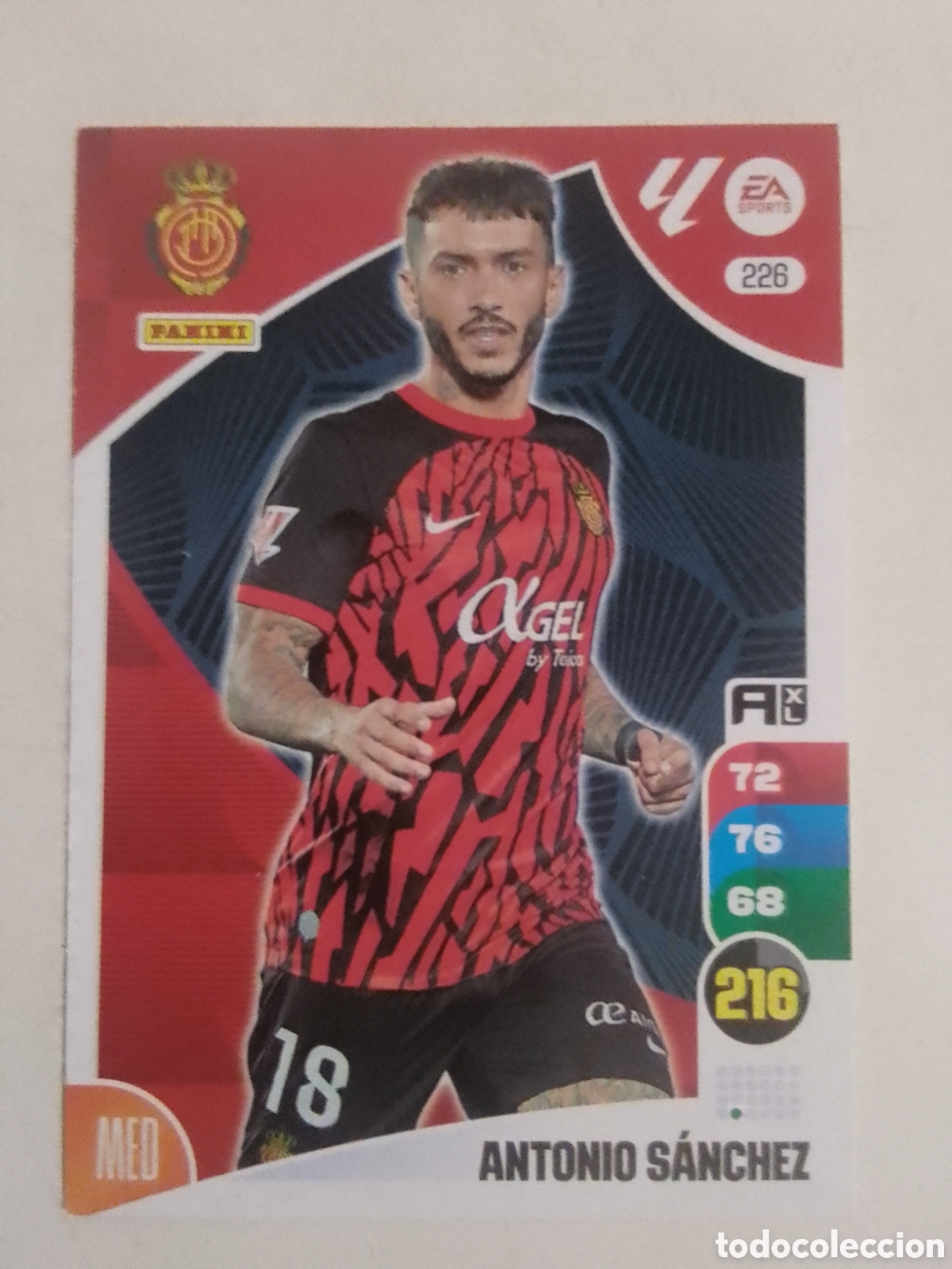 Cromos de F&uacute;tbol: Adrenalyn XL 2024-25 n&deg; 226 Antonio S&aacute;nchez &bull; Mallorca.