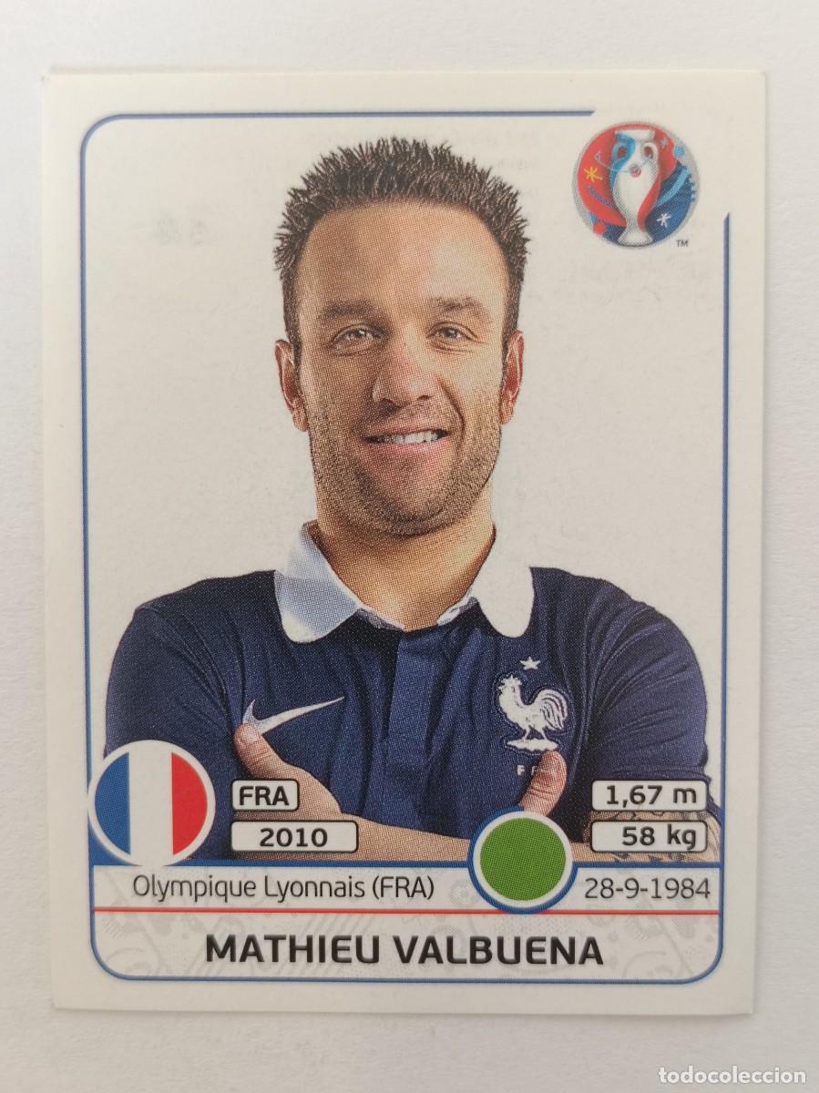 Cromos de F&uacute;tbol: #34 MATHIEU VALBUENA (FRANCIA) EURO FRANCIA 2016 PANINI