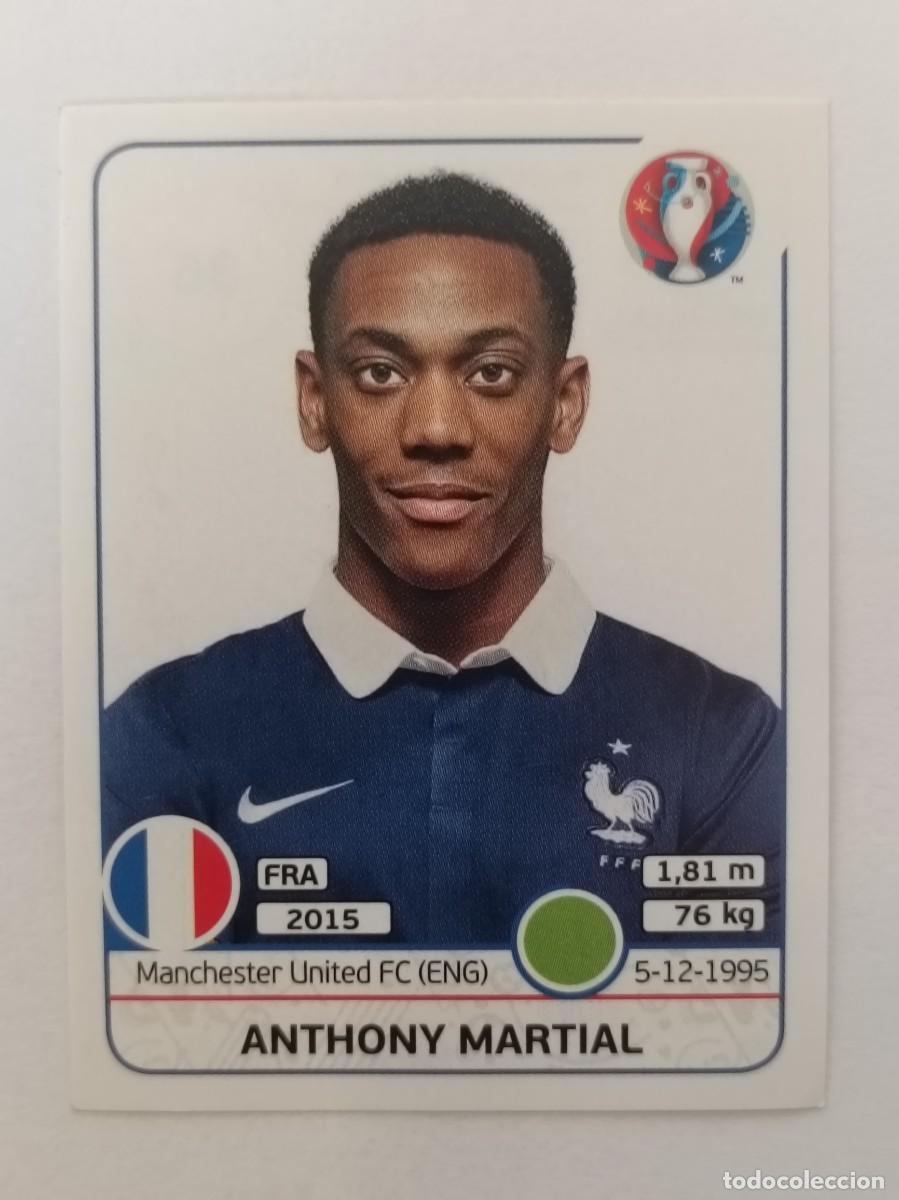 Cromos de F&uacute;tbol: #36 ANTHONY MARTIAL (FRANCIA) EURO FRANCIA 2016 PANINI