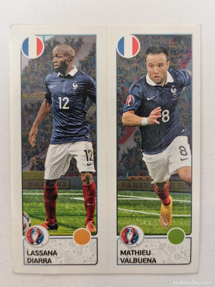 Cromos de F&uacute;tbol: #41 DIARRA-VALBUENA (FRANCIA) EURO FRANCIA 2016 PANINI