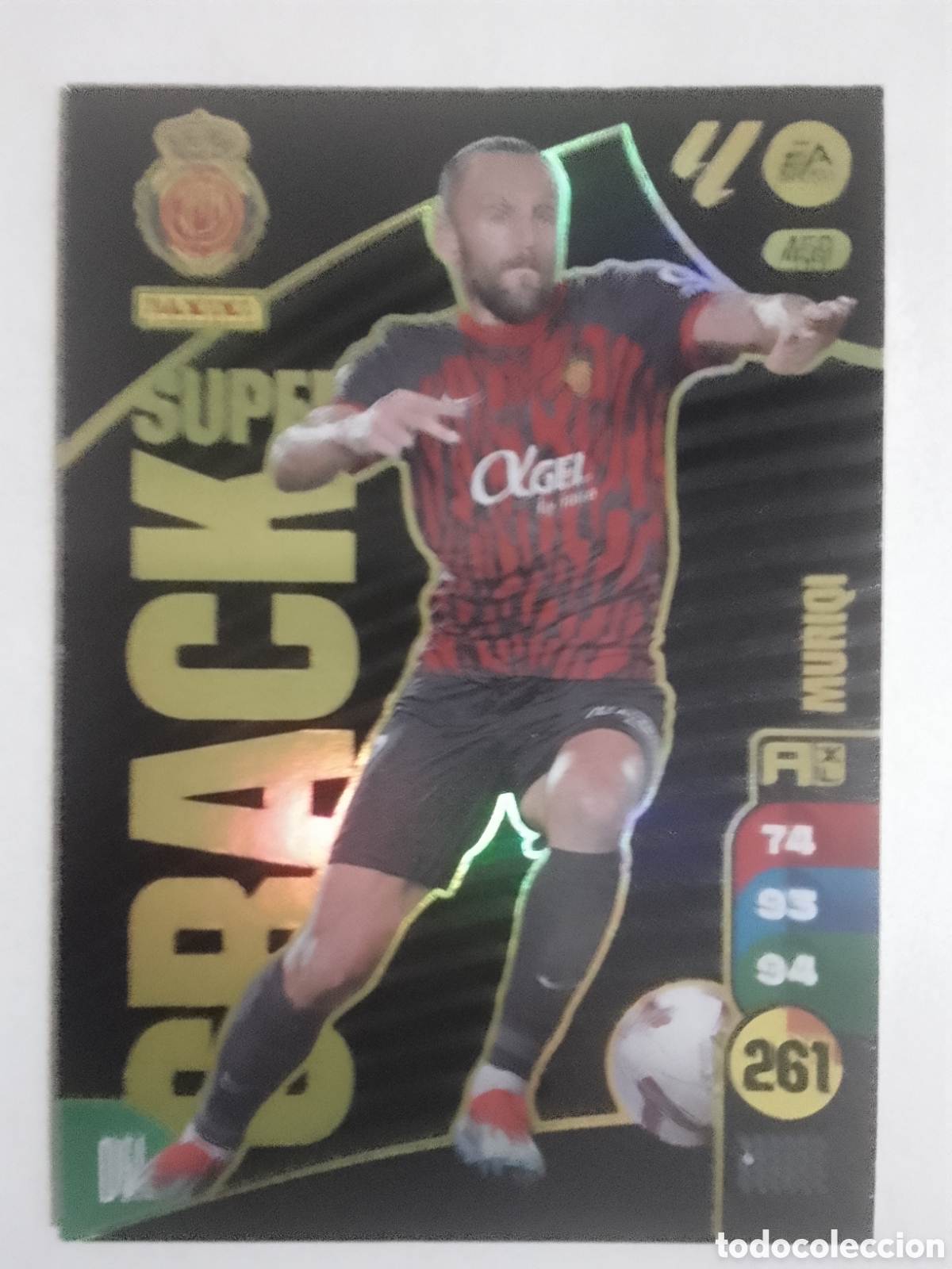 Cromos de F&uacute;tbol: Adrenalyn XL 2024-25 n&deg; 459 Muriqi &bull; Mallorca. SUPER CRACK.