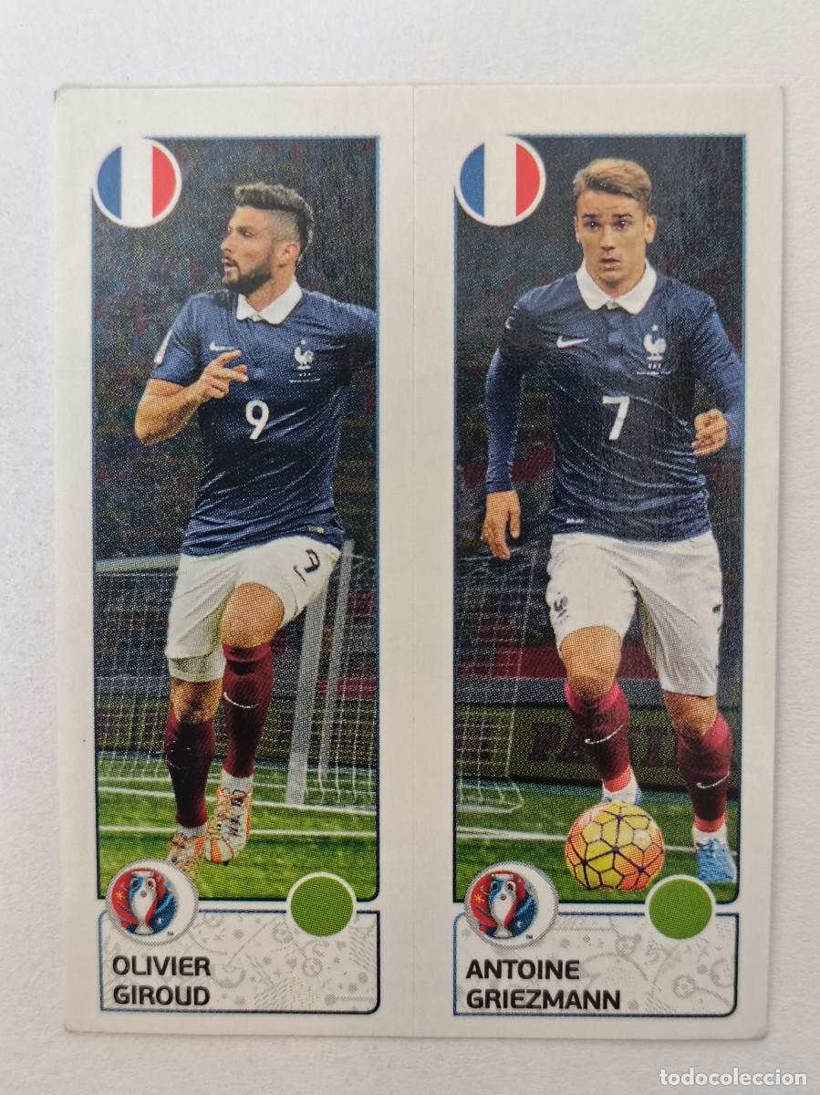 Cromos de F&uacute;tbol: #42 GIROUD-GRIEZMANN (FRANCIA) EURO FRANCIA 2016 PANINI