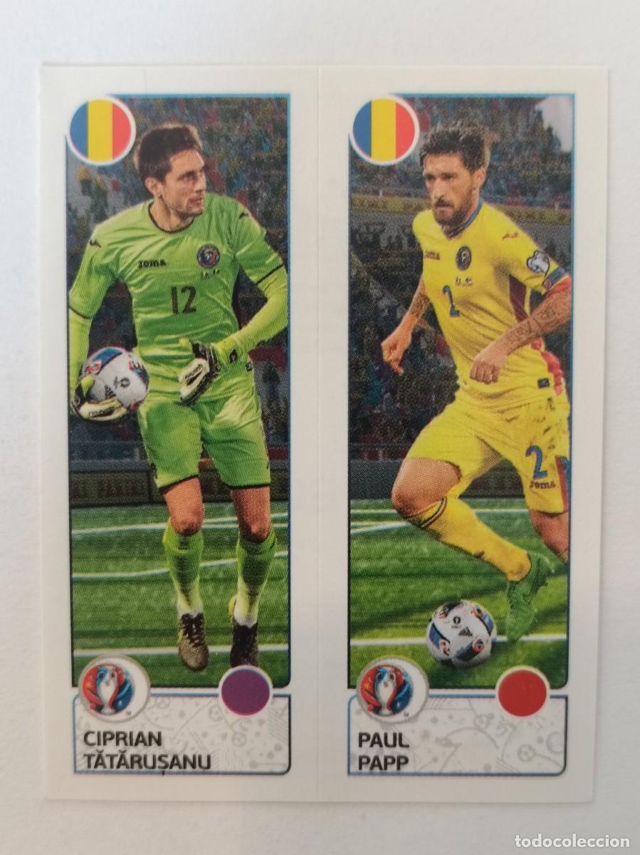 Football Stickers: #44 TATARASANU-PAPP (RUMANIA) EURO FRANCIA 2016 PANINI