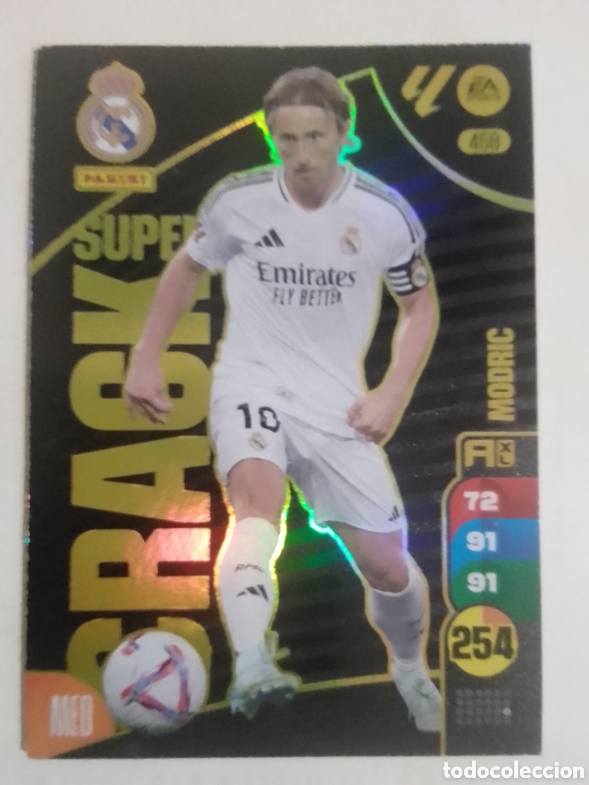 Fu&szlig;ball-Sticker: Adrenalyn XL 2024-25 n&deg; 458 Modric &bull; Real Madrid. SUPER CRACK.