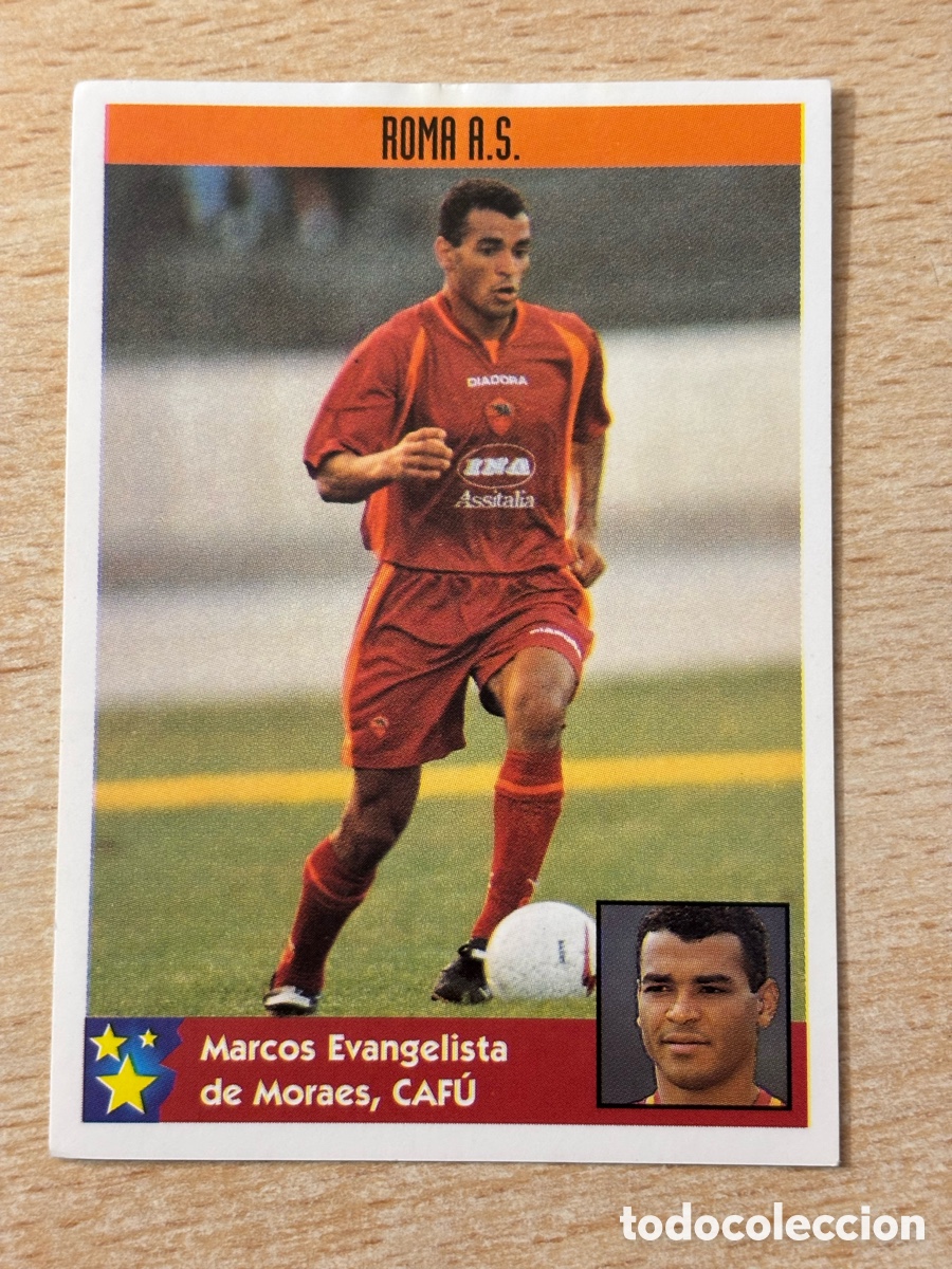 Fu&szlig;ball-Sticker: # 283 Caf&uacute; Roma AS Mejores Equipos de Europa Panini 97-98 Brasil
