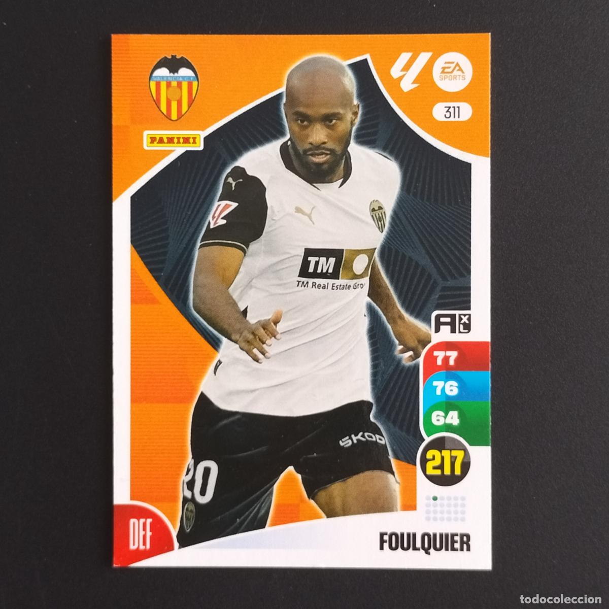 Fu&szlig;ball-Sticker: 311 FOULQUIER VALENCIA CROMOS ADRENALYN XL LALIGA CARD 2024 2025 24 25 PANINI