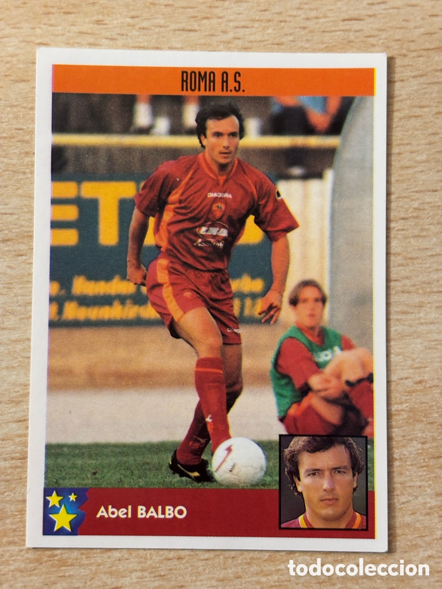 Fu&szlig;ball-Sticker: # 282 Balbo Roma AS Mejores equipos de Europa 97-98 Panini Argentina
