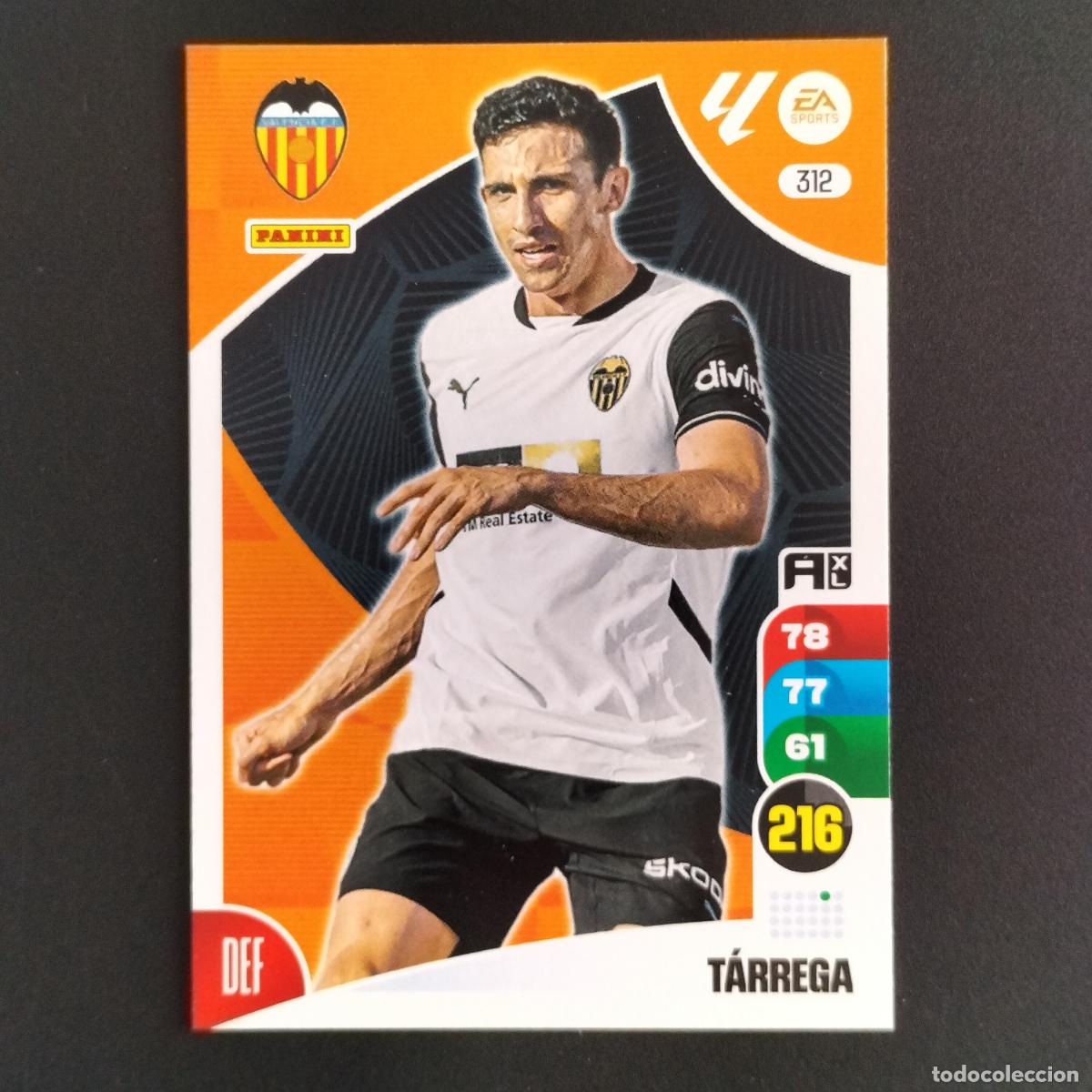 Fu&szlig;ball-Sticker: 312 TARREGA VALENCIA CROMOS ADRENALYN XL LALIGA CARD 2024 2025 24 25 PANINI