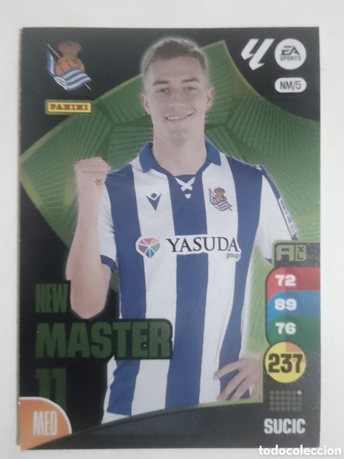 Cromos de F&uacute;tbol: Adrenalyn XL 2024-25 NM/5 Sucic &bull; Real Sociedad. NEW MASTER 11.