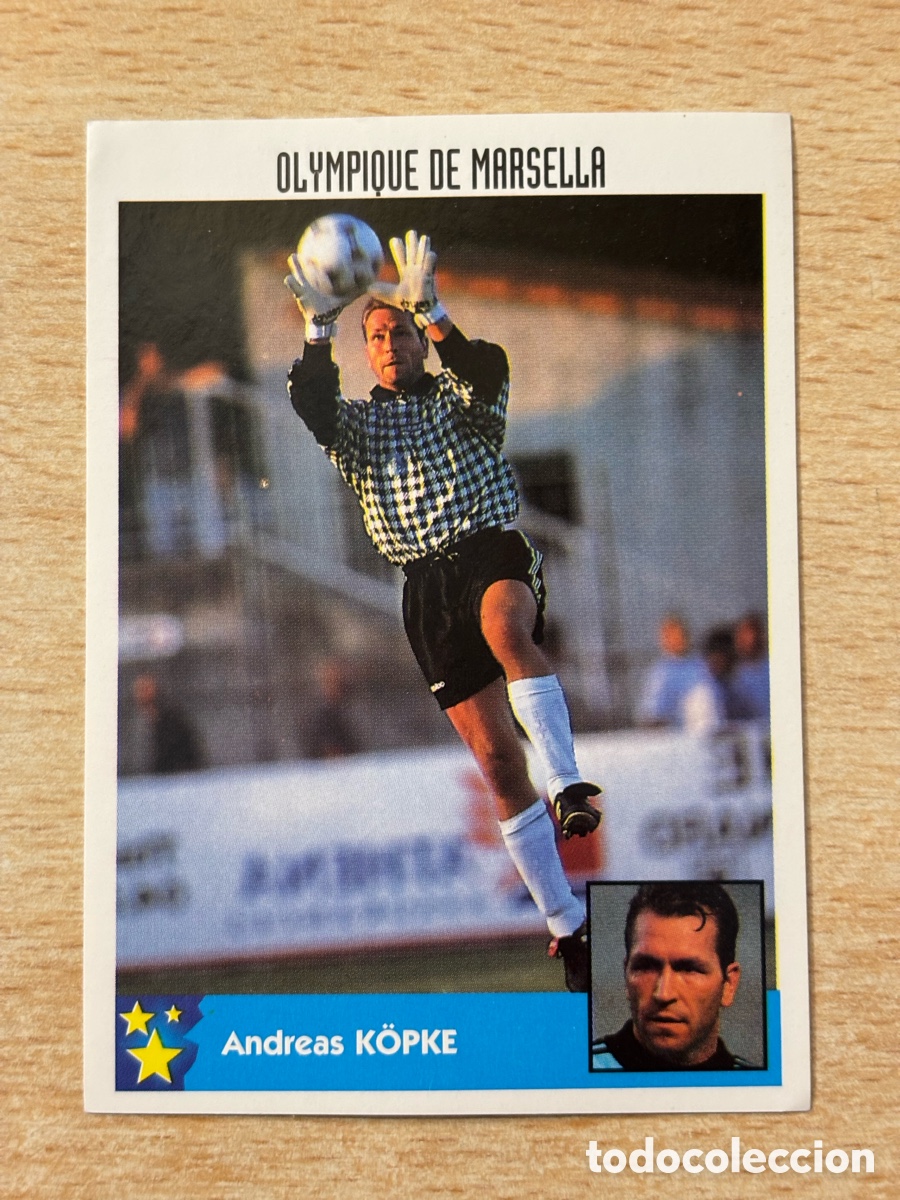 Cromos de F&uacute;tbol: # 280 Kopke Olympique de Marsella Mejores equipos de Europa 97-98 Panini Alemania